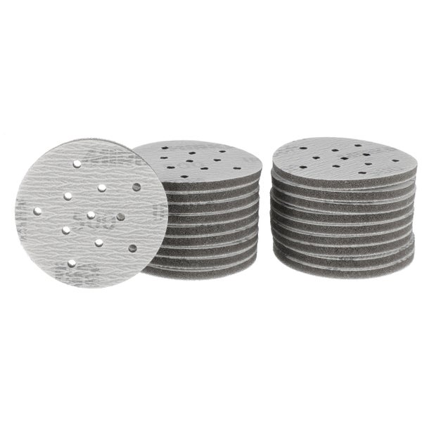 Mirka Iridium Soft Schleifscheiben Ø 77 mm / Korn P500 / Klett Multifit / 20 Stück / schaumbasiertes Schleifmittel für präzises Trockenschleifen, Klarlackschliff, Finish