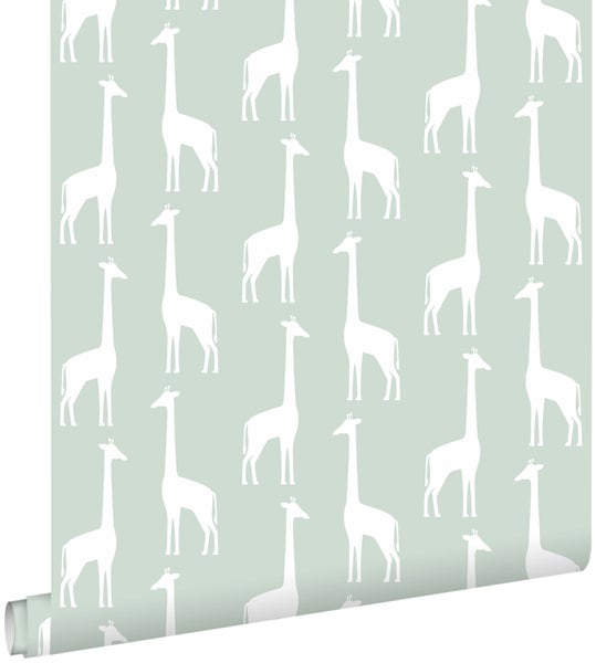 Tapetenrolle mit Giraffenmuster