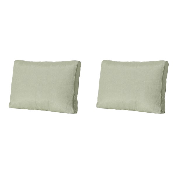 Lounge-Rückenkissen Panama Salbei - Ca. 40x60 cm - 2er-Set