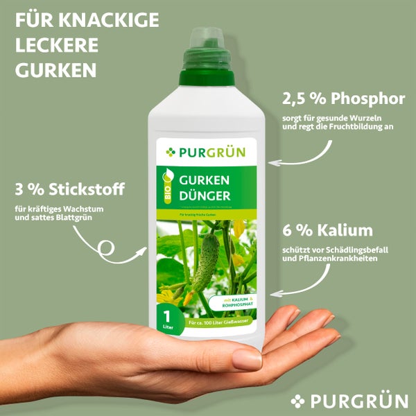 Purgrün Bio-Gurkendünger 1 Liter