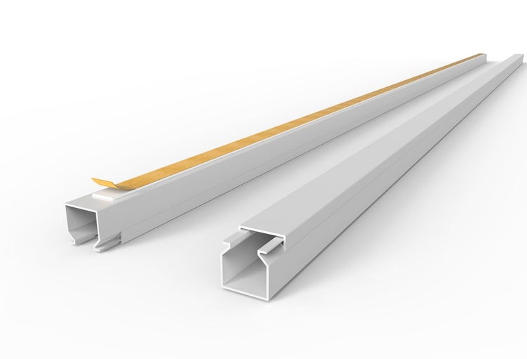 CILSON WDK1616SW Art.-Nr. 6700070.1 Kabelkanal Selbstklebend 16x16mm Weiß - 1 m / 1000 mm, Kompakte Kabelverlegung, Elegante Optik