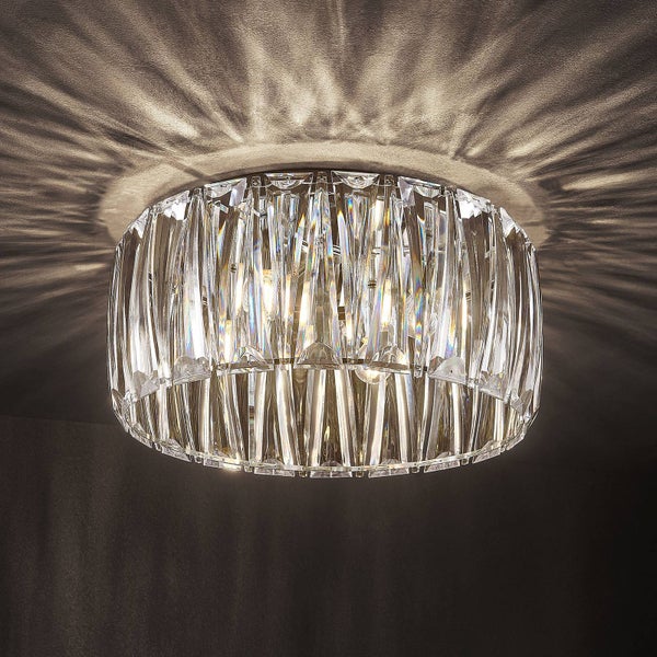 Lindby Deckenlampe Sofia (Modern) in Transparent (4 flammig, E14) - Deckenleuchte Lampe Wohnzimmerleuchte