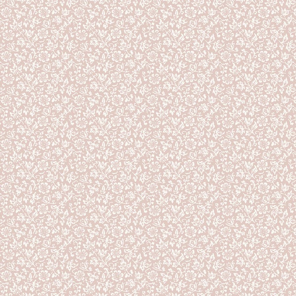 Blumentapete mit floralem Muster