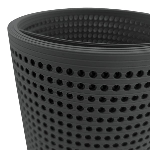 Rollbares Drainagematerial mit Perforationen