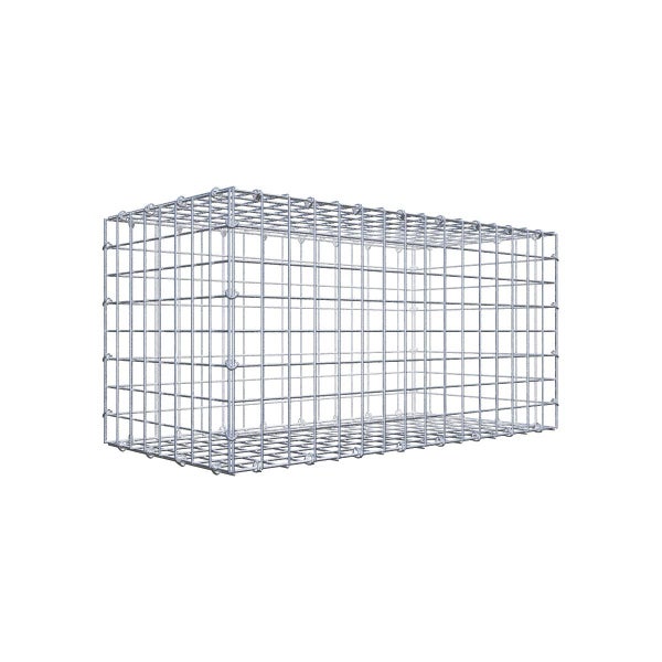 Gabione 80 cm x 40 cm x 40 cm (L x H x T), Maschenweite 5 cm x 5 cm, C-Ring