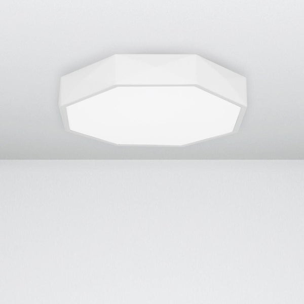 LED Deckenleuchte Eben in Weiß 24W 1380lm
