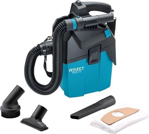 Hazet Nass Trockensauger mit verschiedenen Düsen und einem Staubsaugerbeutel