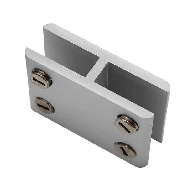 H-Profil Verbinder aus Metall für Glasplatten