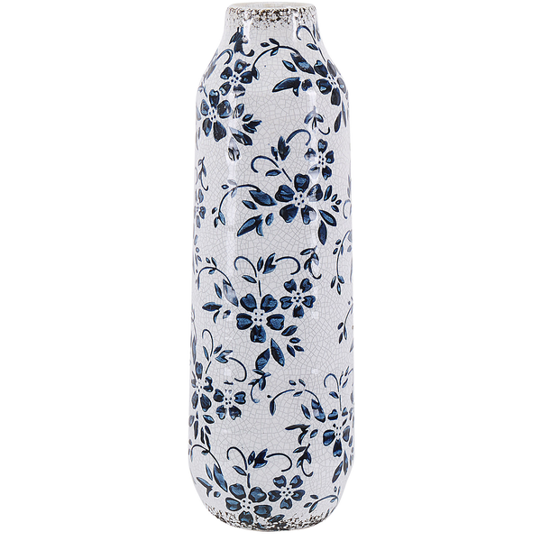 Blumenvase MULAI Steinzeug 30 cm Weiß