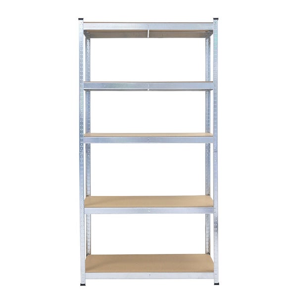 Schwerlast Steckregal Silber 5 Regale - Lagerregal - Tragkraft 875 kg