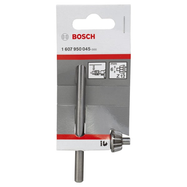 Bosch Logo, Bohrfutterspannschlüssel mit 6 Millimeter Durchmesser