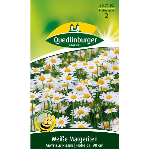 Margeriten Weiße Mayfield Riesen Samen von Quedlinburger SAATGUT