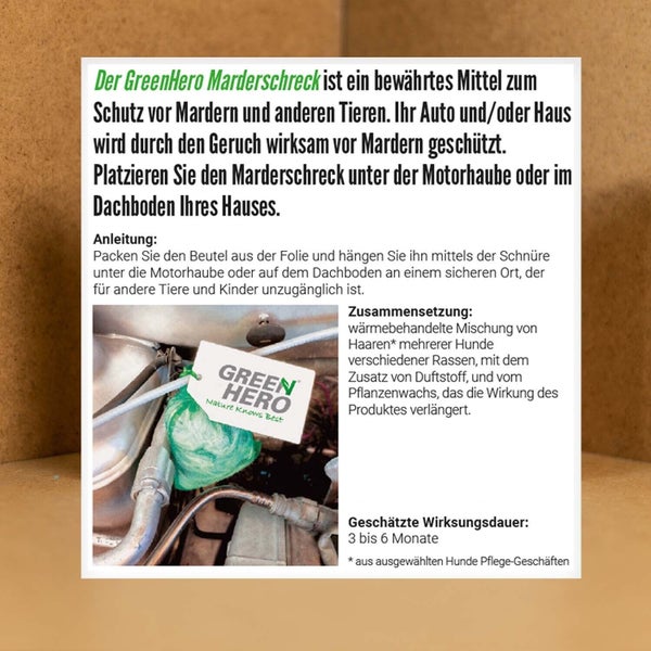 GreenHero Marderschreck