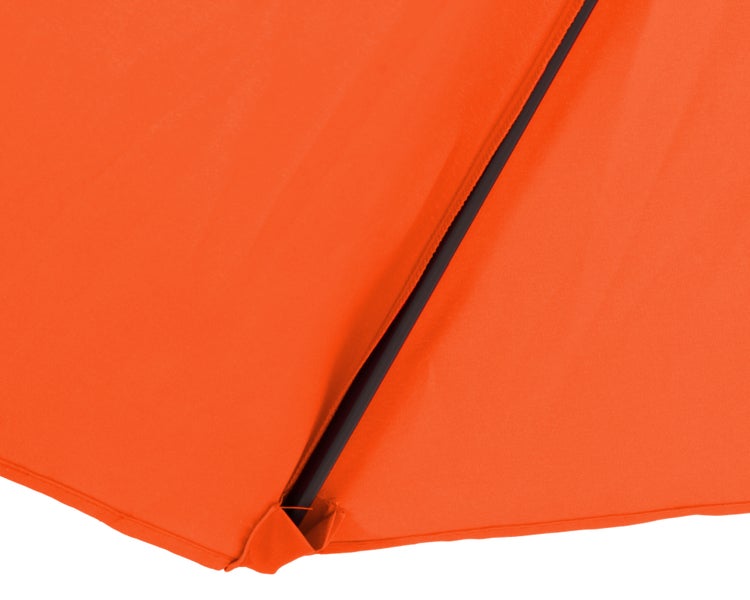 Ondis24 Marktschirm 230 cm terracotta 38 mm Rohr mit Kurbel, Sonnenschirm