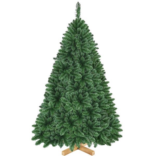 Yaheetech 152.5 cm Künstlicher Weihnachtsbaum mit Spitzen , Grün