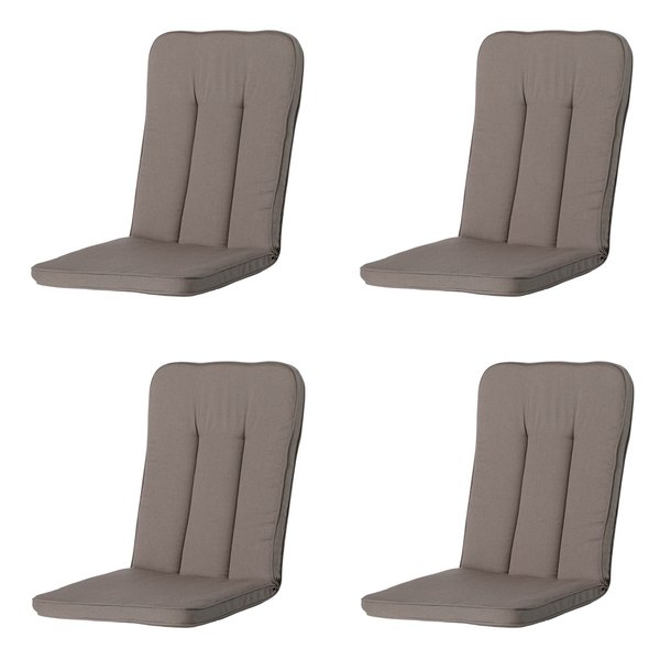 Hochlehnerauflage Excelsior/Primero/Balero Rib Liver - Ca. 110x48 cm - 4er-Set