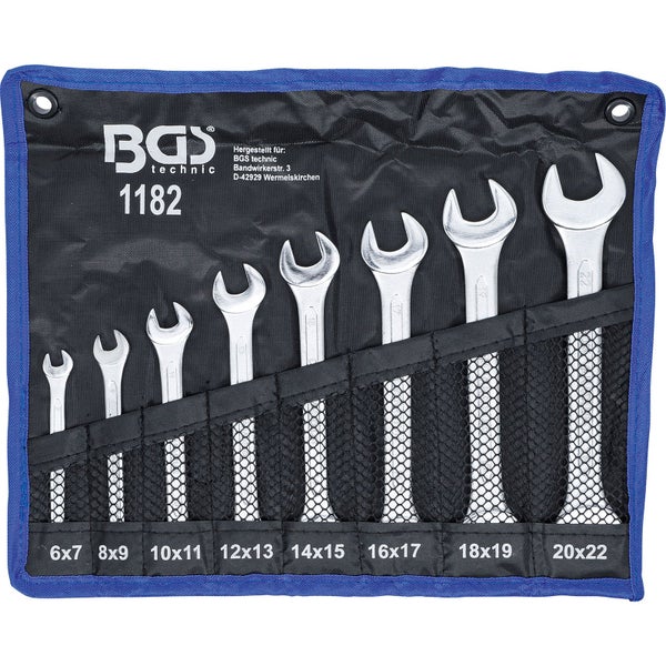 BGS Doppelmaulschlüssel Satz in der Verpackung