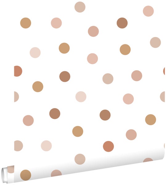 Tapetenrolle mit Punktmuster
