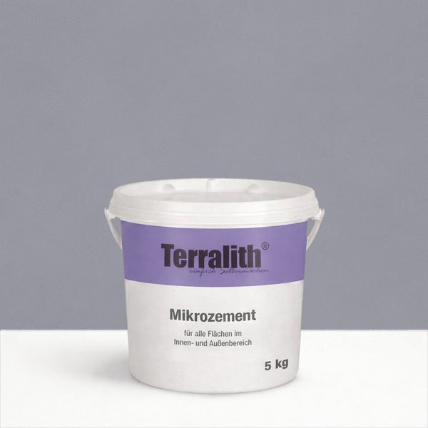 Eimer Terralith Mikro Zement, 5 kg, für Innen- und Außenbereich