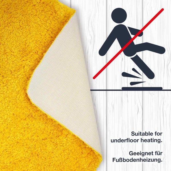 1 St. Runde Badematte  FLORENZ Grau Ø 56 cm