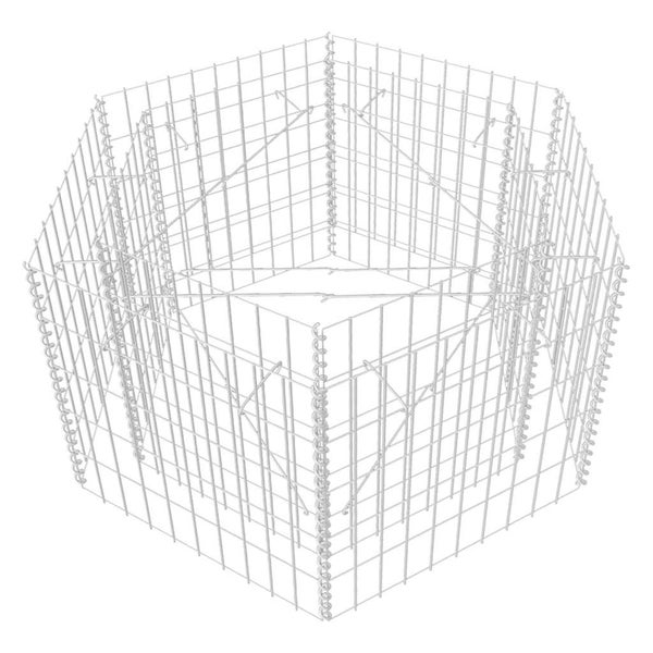 Drahtgitterkorb zur Befüllung mit Steinen
