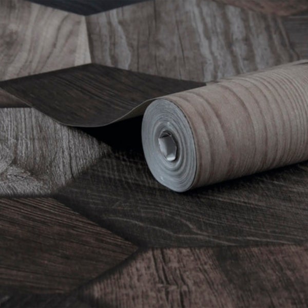 Tapetenrolle mit Holzoptik