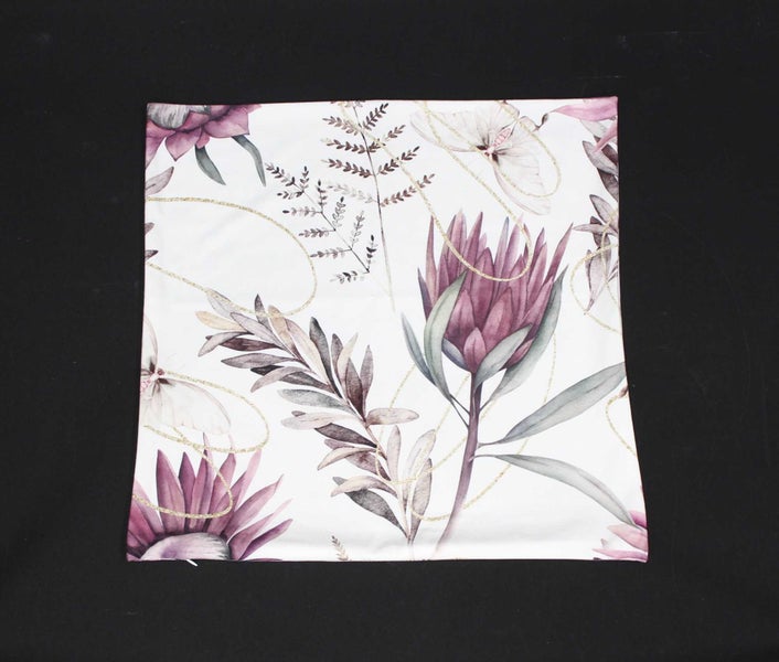 FRANK FLECHTWAREN | Kissenhülle Blüte, 2er Set, POLYESTER, 45 x 45 cm