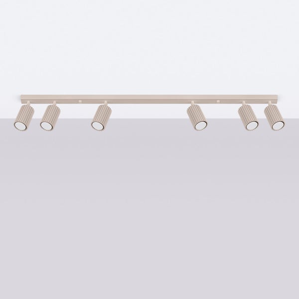 Deckenleuchte mit sechs Strahlern