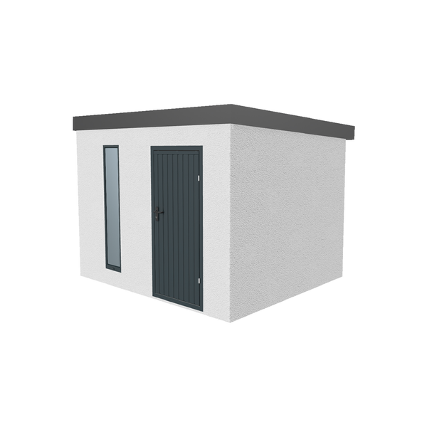 Gartenhaus mit Tür und Fenster