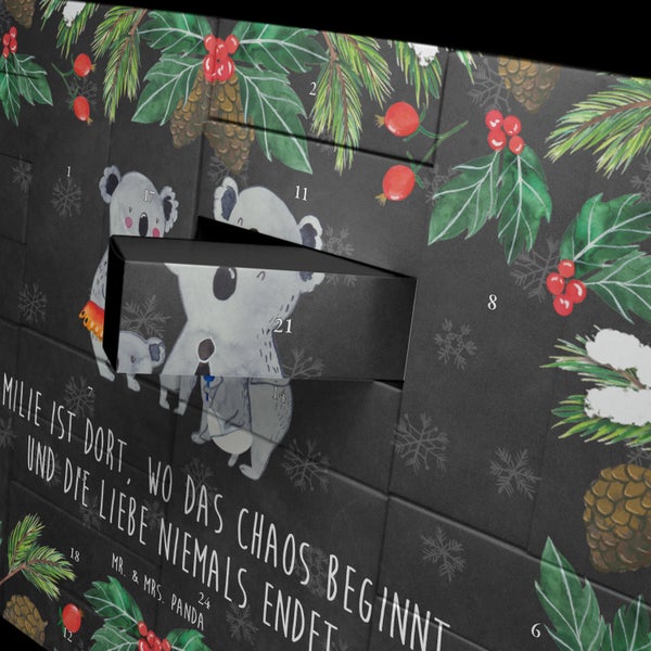 Mr. & Mrs. Panda Befüllbarer Adventskalender Koala Familie - Schwarz