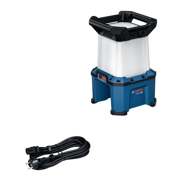 Bosch Logo Baustellenlampe mit Stromkabel