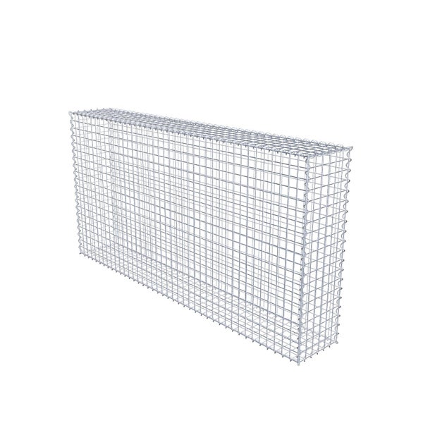 Gabione 200 cm x 100 cm x 30 cm (L x H x T), Maschenweite 5 cm x 5 cm, Spirale