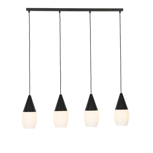 Hängelampe mit vier Leuchten für den Innenbereich