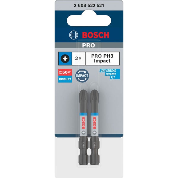 Bosch PRO Phillips Impact Bit PH3 55 mm 2-tlg. - 2608522521
