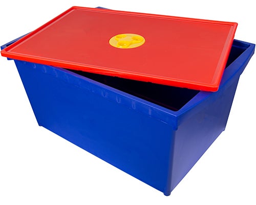 Ondis24 Aufbewahrungsbox System Box M blau/rot