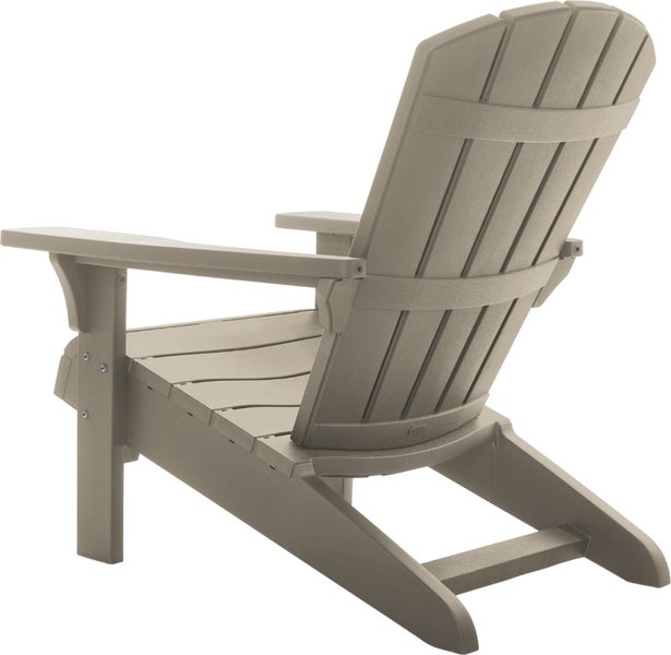 Keter Troy Adirondack Gartenstuhl - 85x80x96,5 cm – Silber
