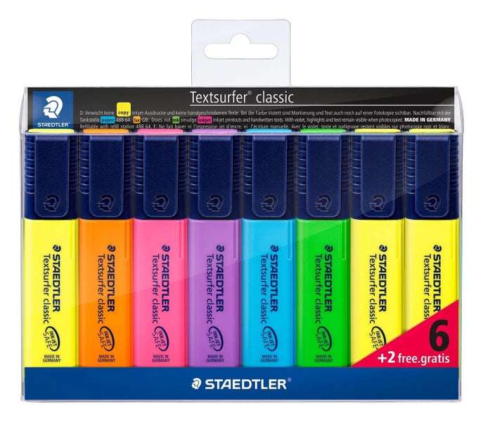 STAEDTLER Textmarker Textsurfer® classic 364 8er Set