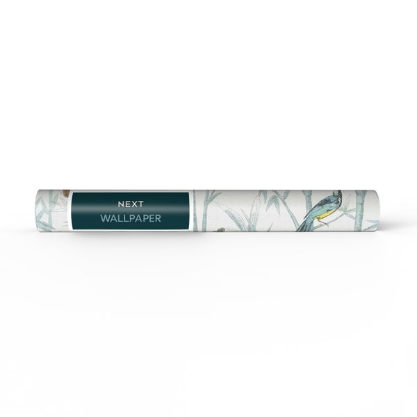 Next Vliesbehang | Chinoiserie Bird Trail - Blau - 10mx52cm