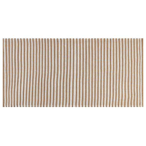 Teppich SOFULU Braun 80 x 150 cm Baumwolle