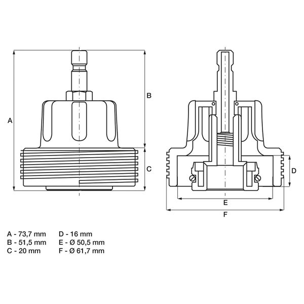 BGS Adapter Nr. 23 für Art. 8027 / 8098 für VAG - 8027-23