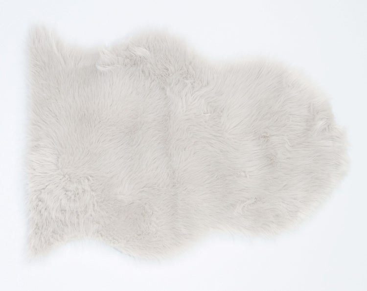 FRANK FLECHTWAREN | Kunstfell Natur, POLYESTER, 90 x 65 cm