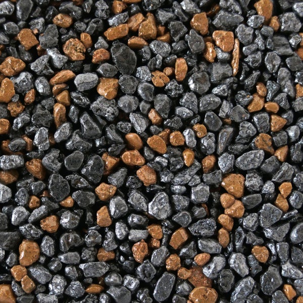 Terralith Metallic - Steinteppich metallic mix 304 für 1 qm - außen -