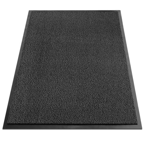 FLOORDIREKT Schmutzfangmatte SKY - Türvorleger für innen und außen - Rutschfest - 200  x 200 cm - Anthrazit