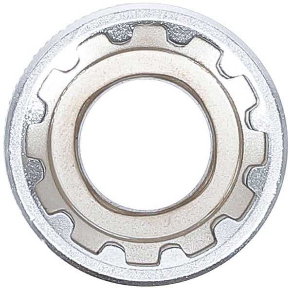 BGS Steckschlüssel-Einsatz Gear Lock Antrieb Innenvierkant 12,5 mm (1/2) SW 18 mm - 10218