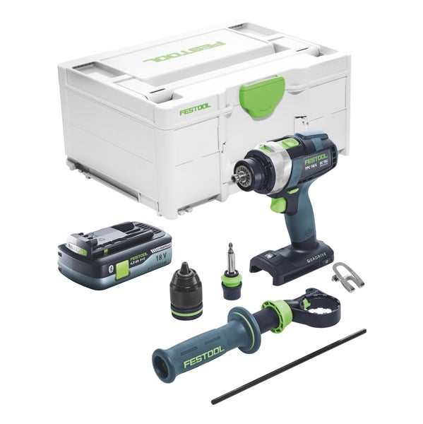 Festool TPC 18/4 I-Basic Akku Schlagbohrschrauber 18 V 75 Nm Brushless + 1x Akku 4,0 Ah + Systainer - ohne Ladegerät