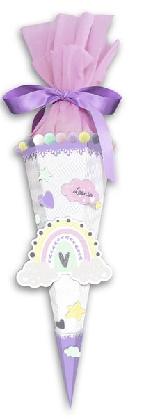 URSUS Schultüten-Bastelsets Schultüten-Bastelset mini Easy Line Regenbogen
