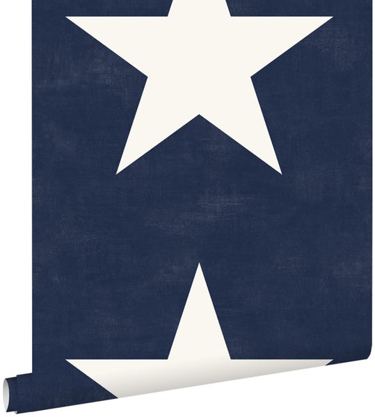 ESTAhome Tapete Sterne Marineblau - 53 cm x 10.05 m - 136454
