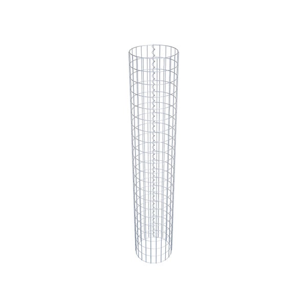 Gabionensäule Durchmesser 37 cm, MW 5 x 10 cm rund - Höhe: 2,10 m
