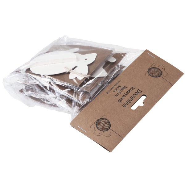 Dekoration Wabenhasen Set aus sechs Stück