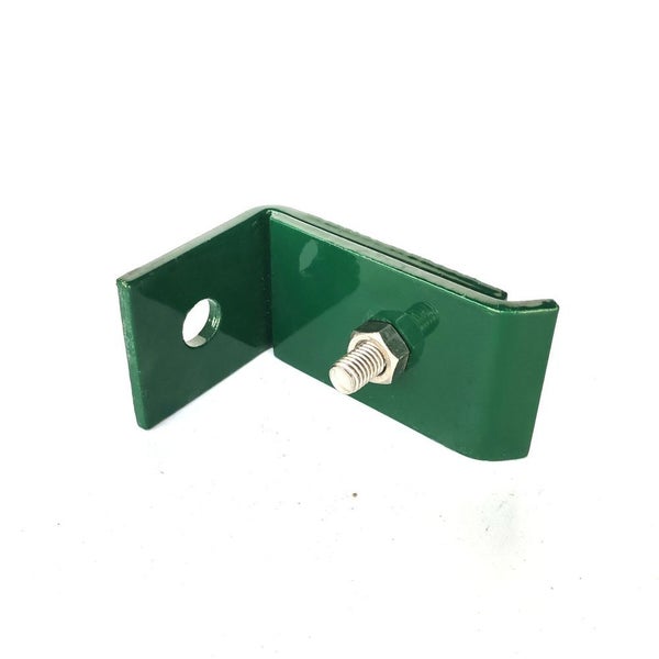 Zaunhalterung aus Metall mit Schraube